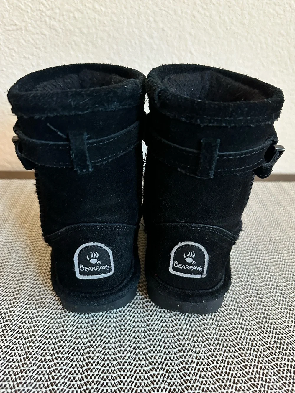 BearPaw Boot Infant/Toddler Shoes Size 8, Color: Black
